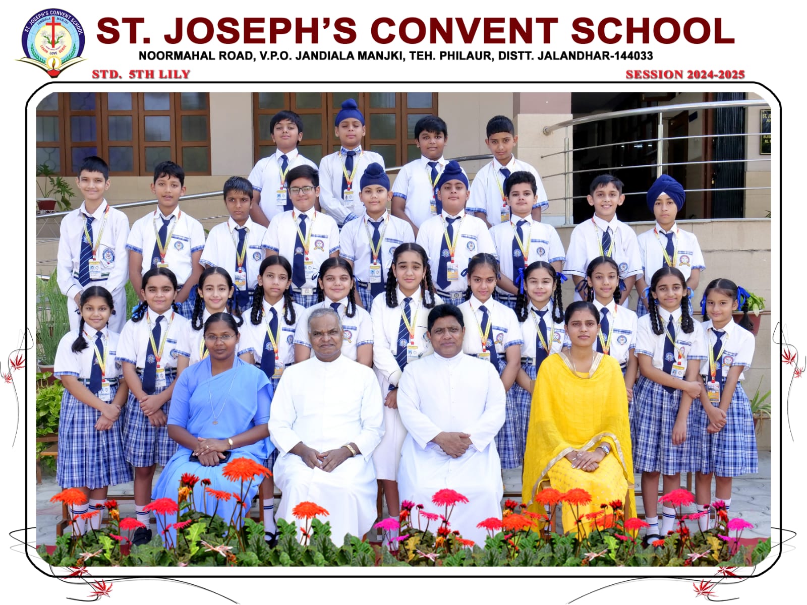 Class V - Lily Group Photo 2024-2025